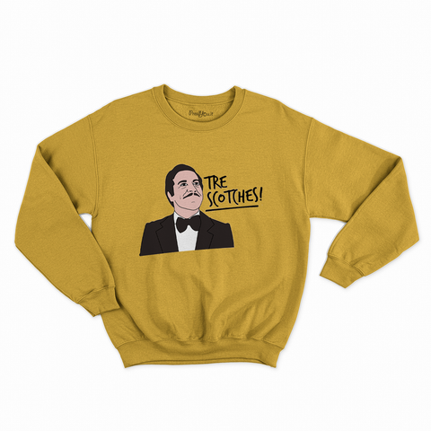 felpa con girocollo unisex- tre scotches