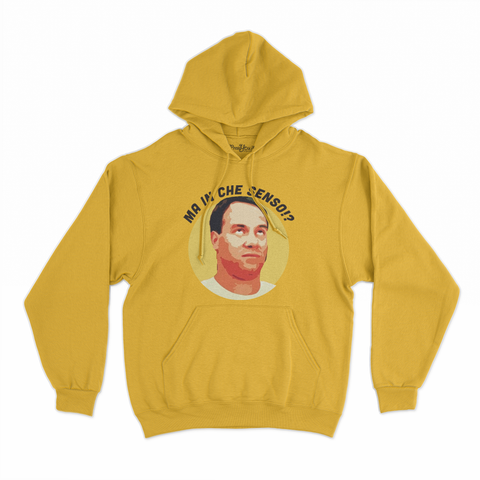 felpa con cappuccio unisex- mimmo ma in che senso