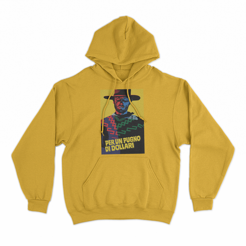felpa con cappuccio unisex- per un pugno western