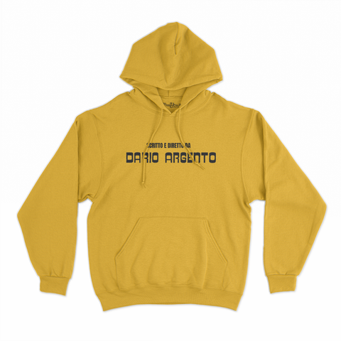 felpa con cappuccio unisex- scritto e diretto da dario