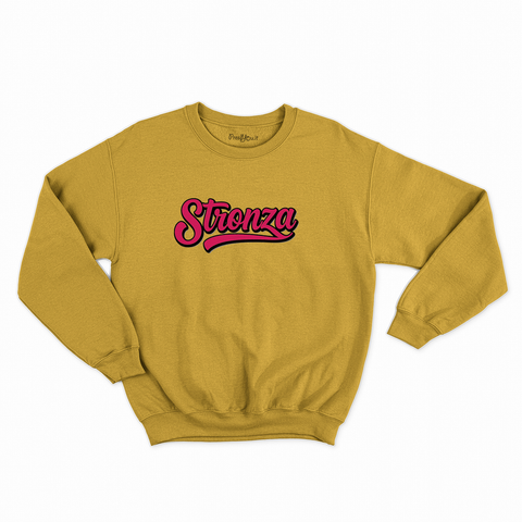 felpa con girocollo unisex- stronza