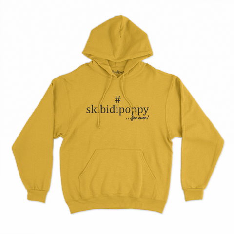 felpa con cappuccio unisex- skibidipoppy