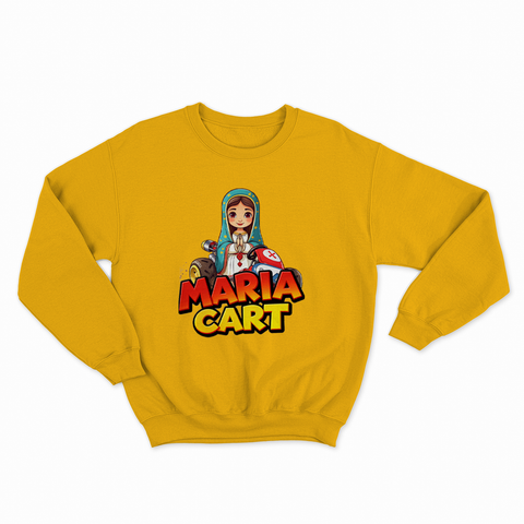 felpa con girocollo unisex- maria cart