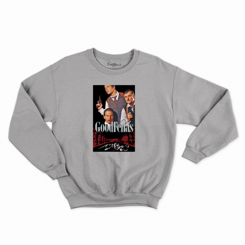 felpa con girocollo unisex- quei bravi ragazzi aldo e giovanni rit