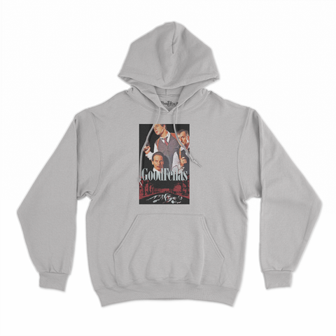 felpa con cappuccio unisex- quei bravi ragazzi aldo e giovanni rit