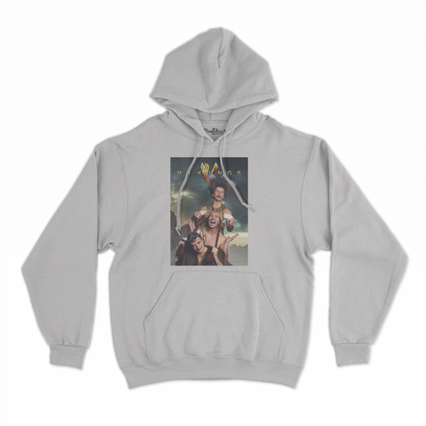 felpa con cappuccio unisex- vichinghi aldo e giovanni rit