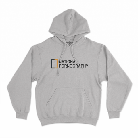 felpa con cappuccio unisex- national pornography