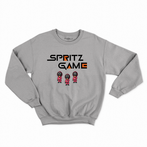 felpa con girocollo unisex- spritz game it's time to drink 2