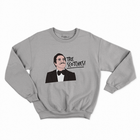 felpa con girocollo unisex- tre scotches