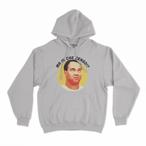 felpa con cappuccio unisex- mimmo ma in che senso
