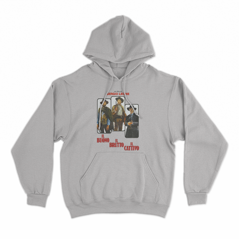 felpa con cappuccio unisex- il buono western