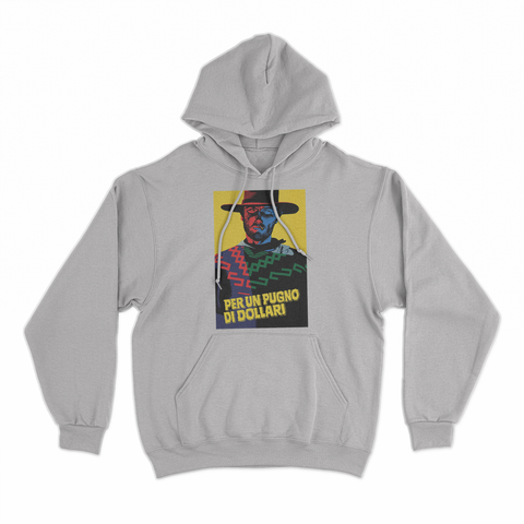 felpa con cappuccio unisex- per un pugno western