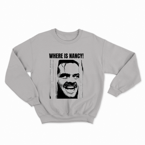 felpa con girocollo unisex- where is nancy!