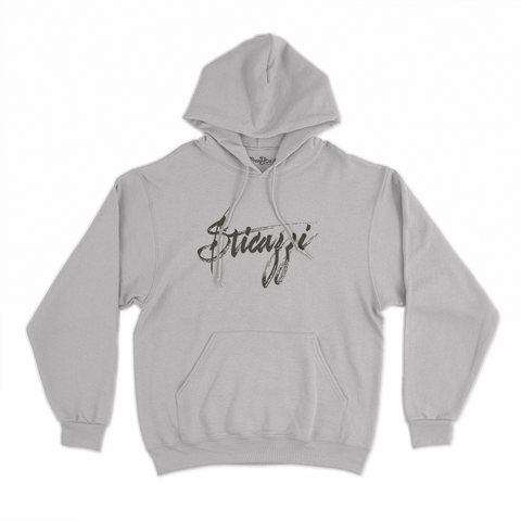 felpa con cappuccio unisex- sticazzi corsivo nero