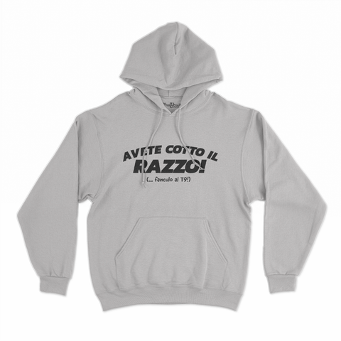 felpa con cappuccio unisex- avete cotto il razzo nera
