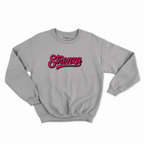 felpa con girocollo unisex- stronza