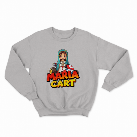 felpa con girocollo unisex- maria cart