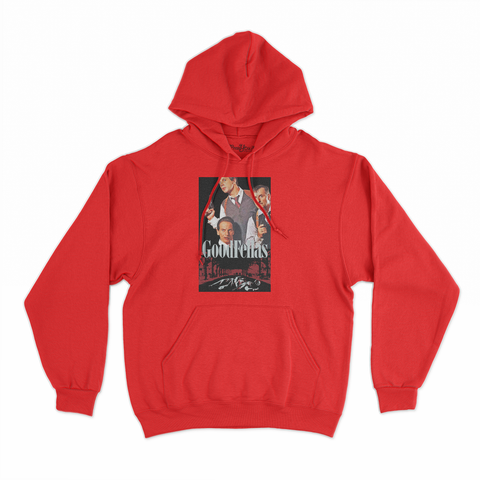 felpa con cappuccio unisex- quei bravi ragazzi aldo e giovanni rit