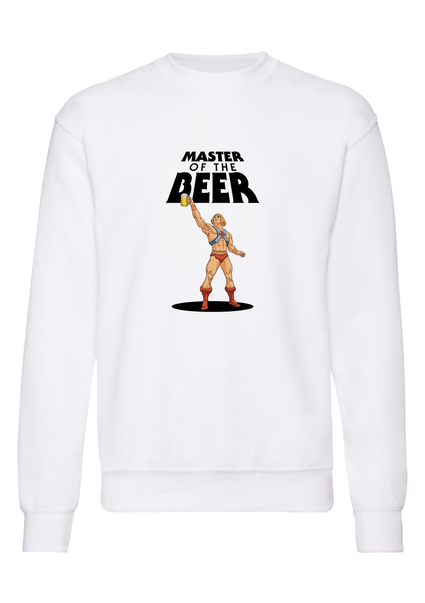 felpa girocollo unisex- master of the beer