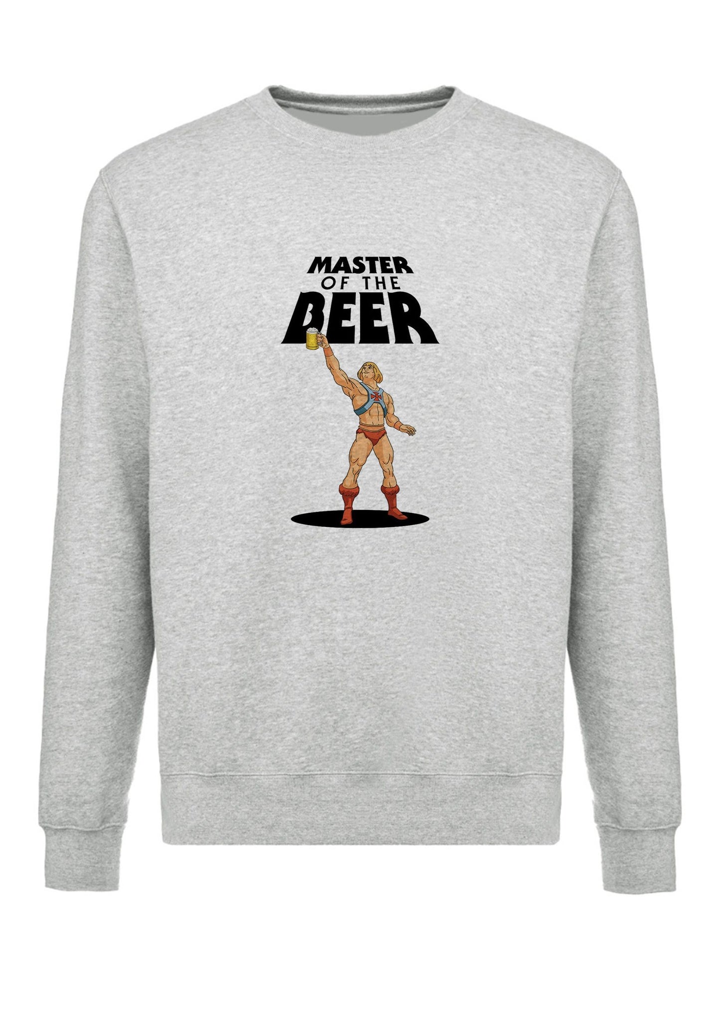 felpa girocollo unisex- master of the beer