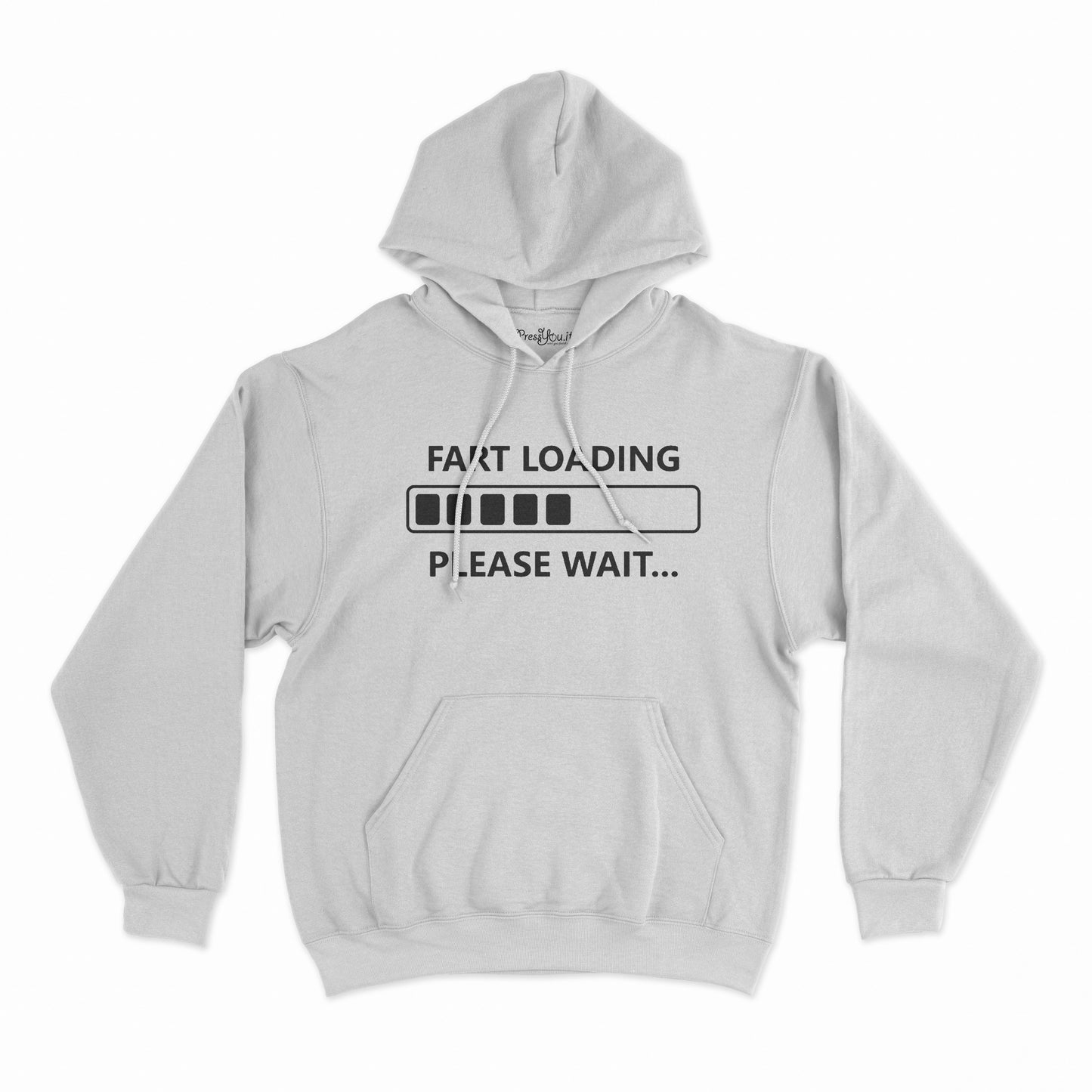 felpa con cappuccio unisex- fart loading