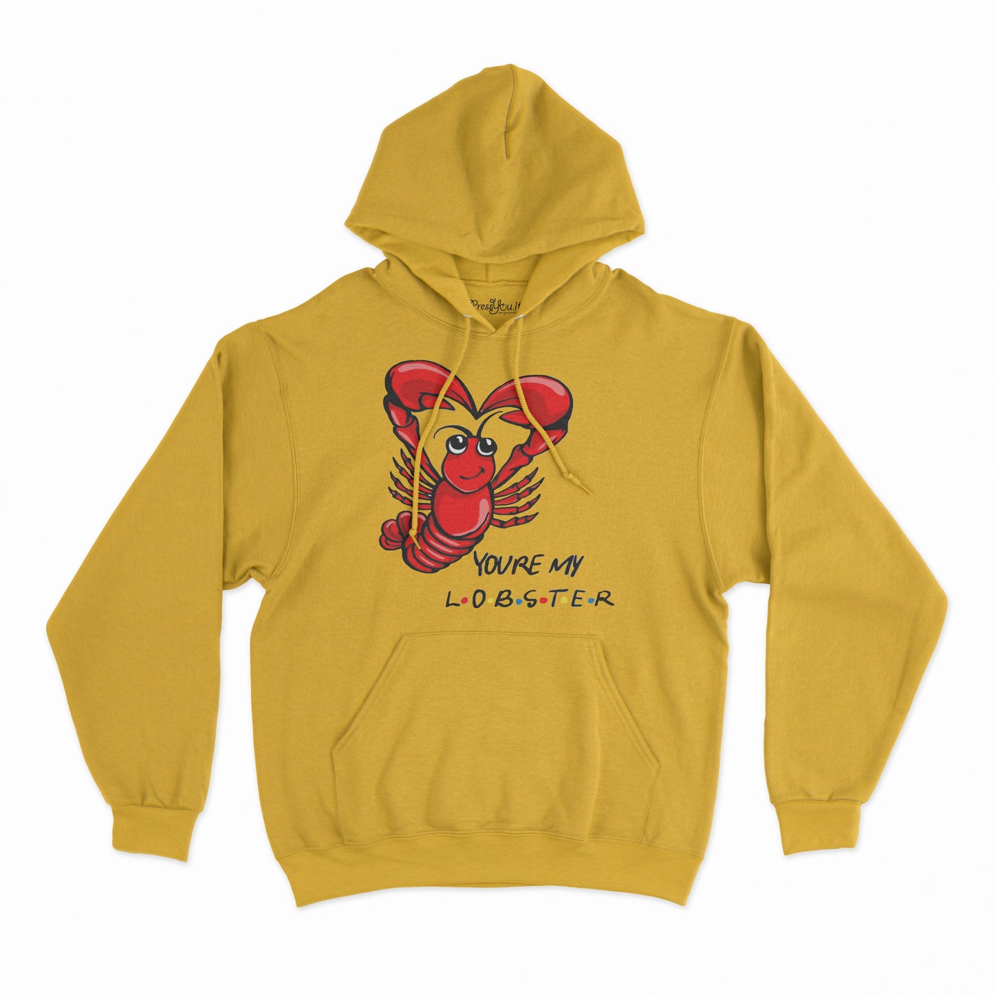 felpa con cappuccio unisex- you re my lobster