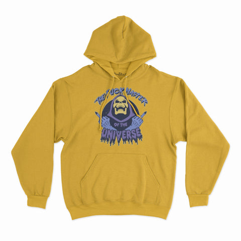 felpa con cappuccio unisex- the fuck master of the universe