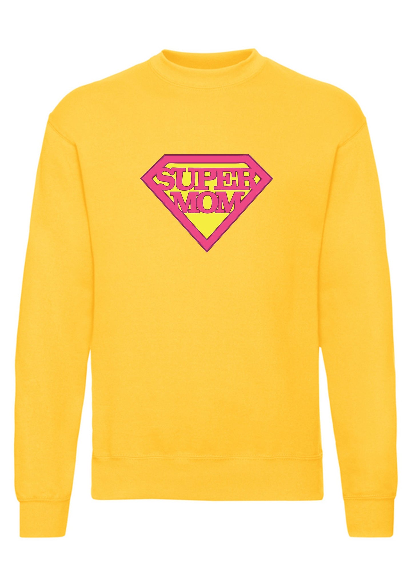 felpa girocollo unisex- super mom