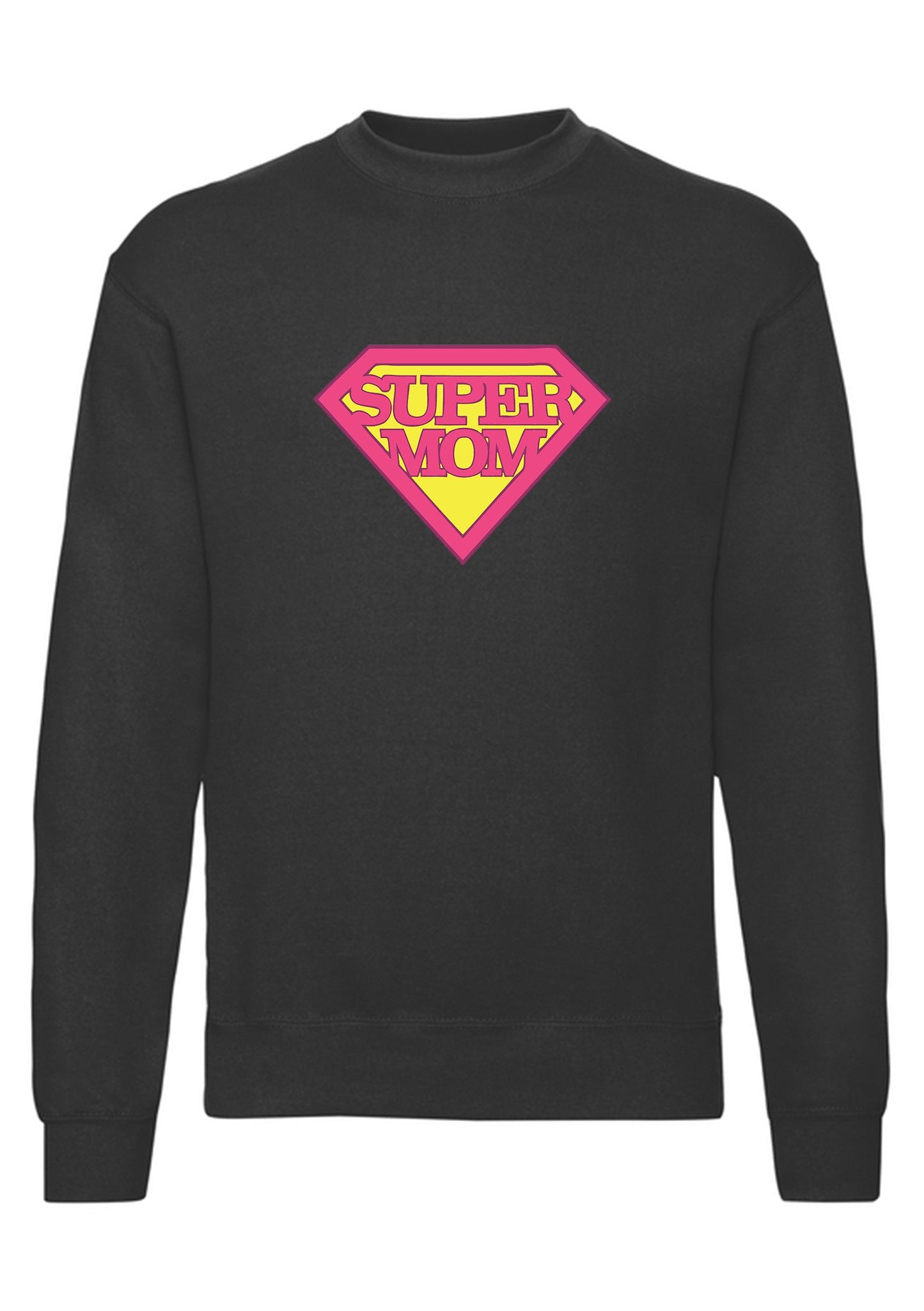 felpa girocollo unisex- super mom