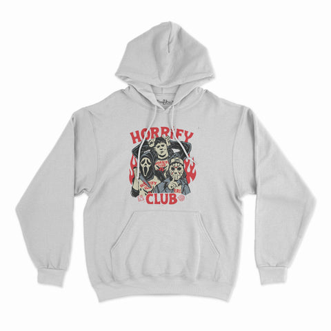 felpa con cappuccio unisex- fire club horrify