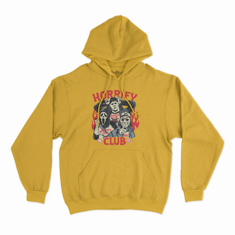felpa con cappuccio unisex- fire club horrify