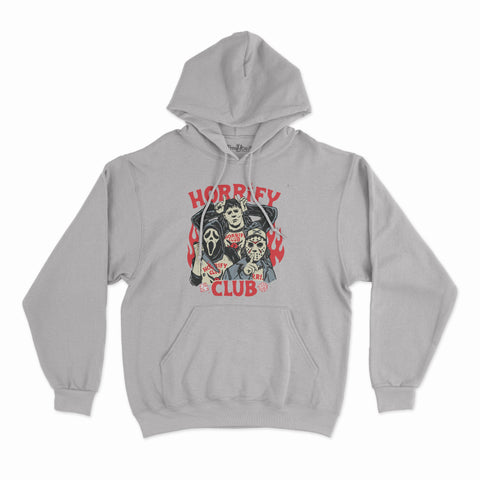 felpa con cappuccio unisex- fire club horrify