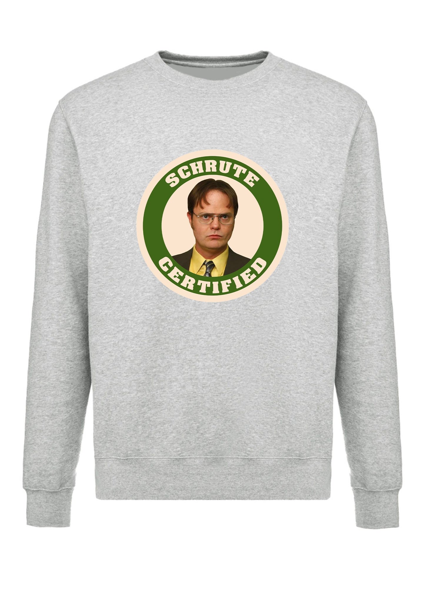 felpa girocollo unisex- schrute certified