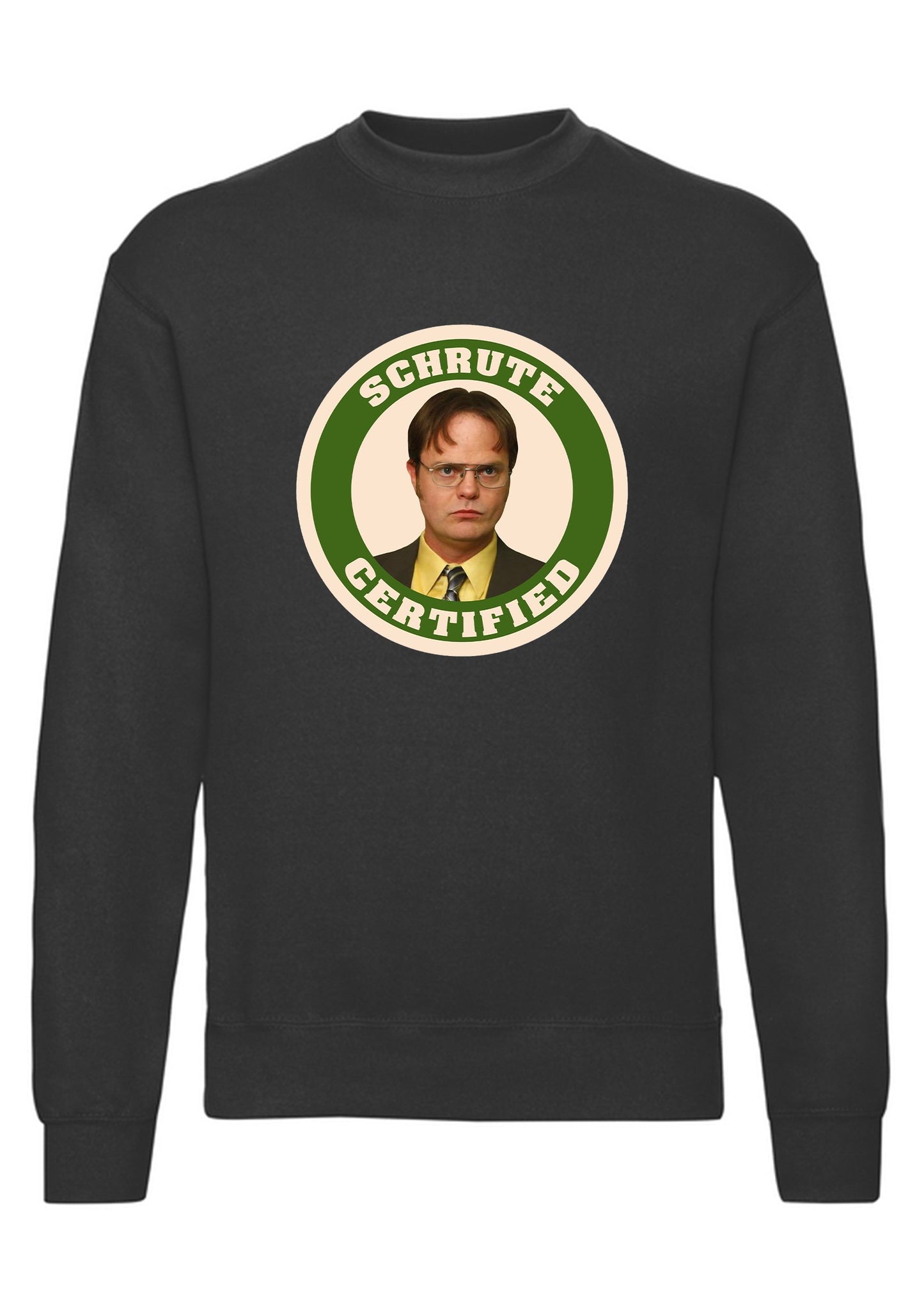 felpa girocollo unisex- schrute certified