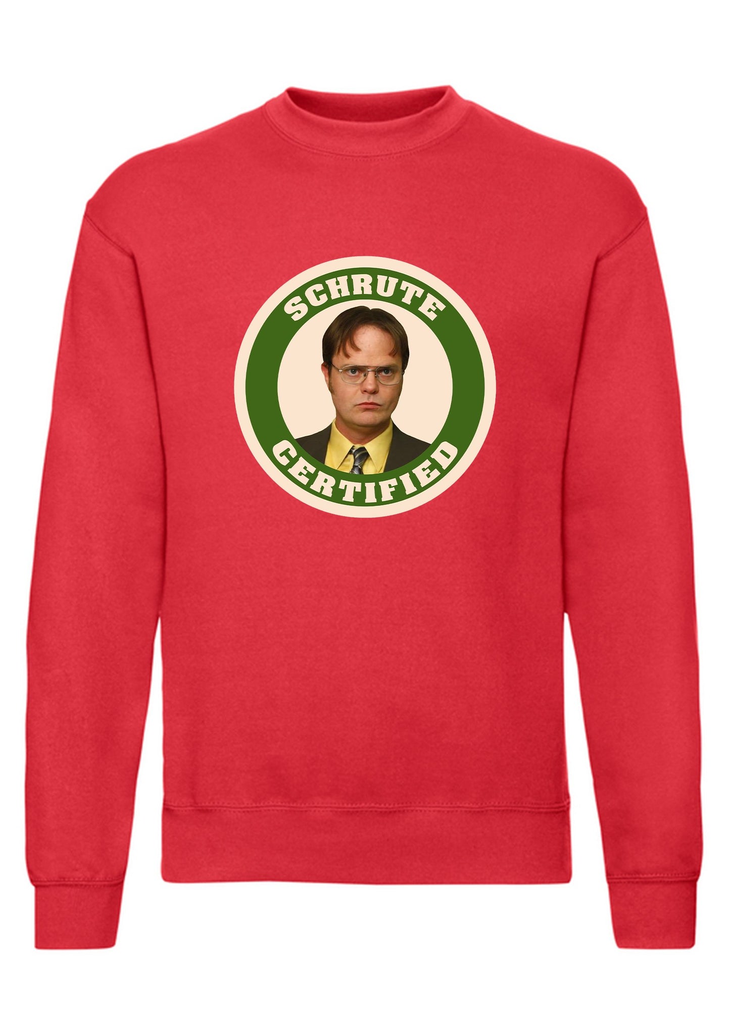 felpa girocollo unisex- schrute certified