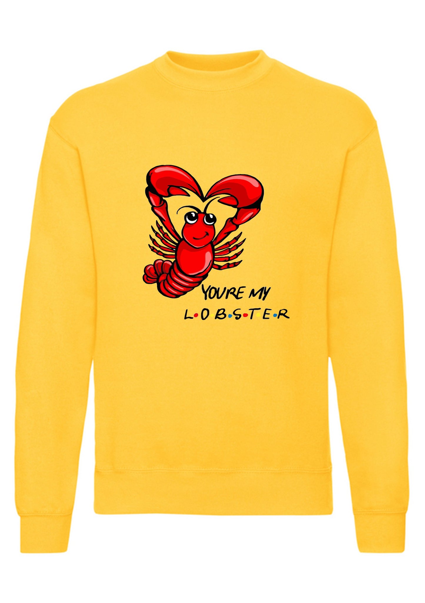 felpa girocollo unisex- lobster