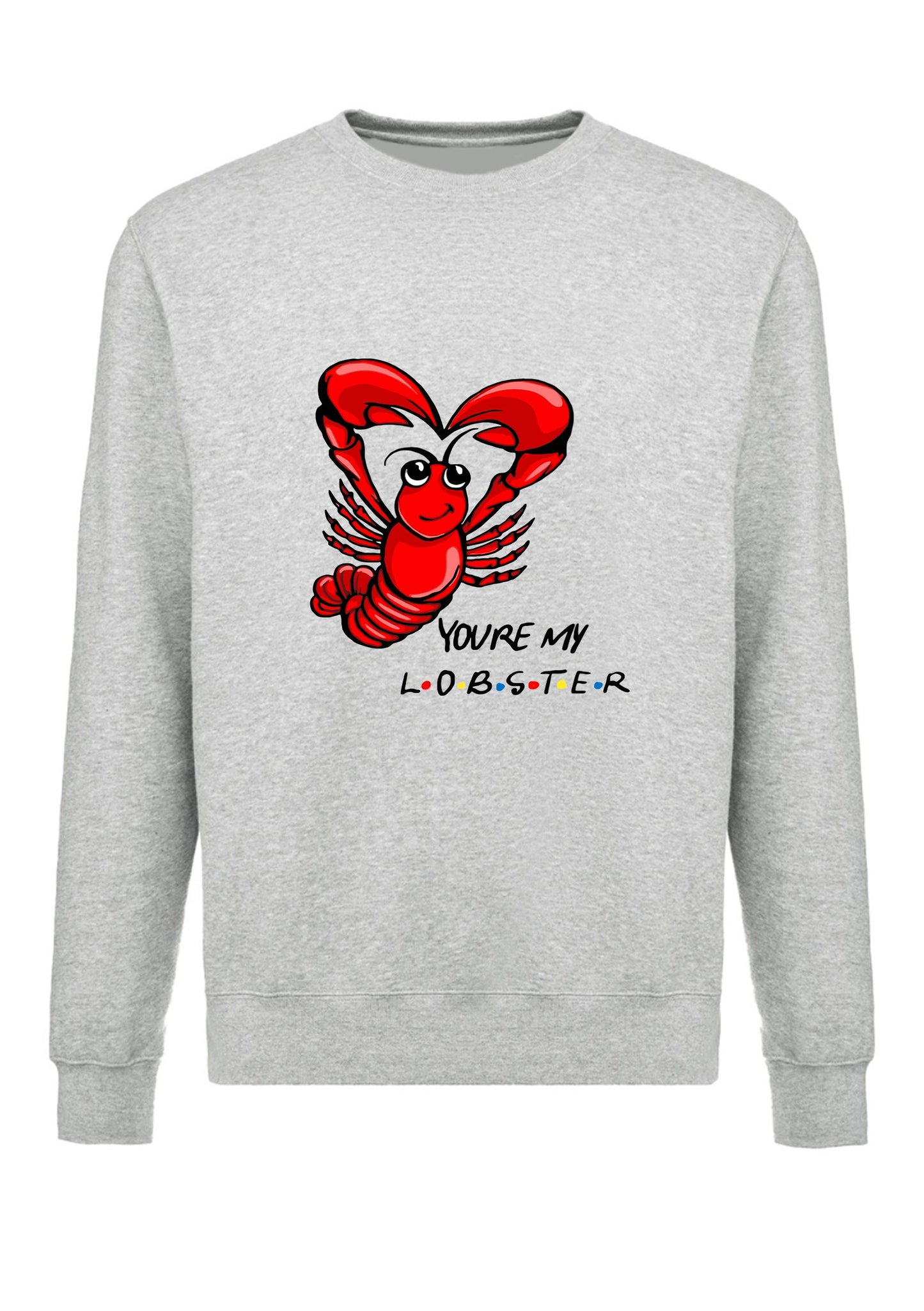 felpa girocollo unisex- lobster