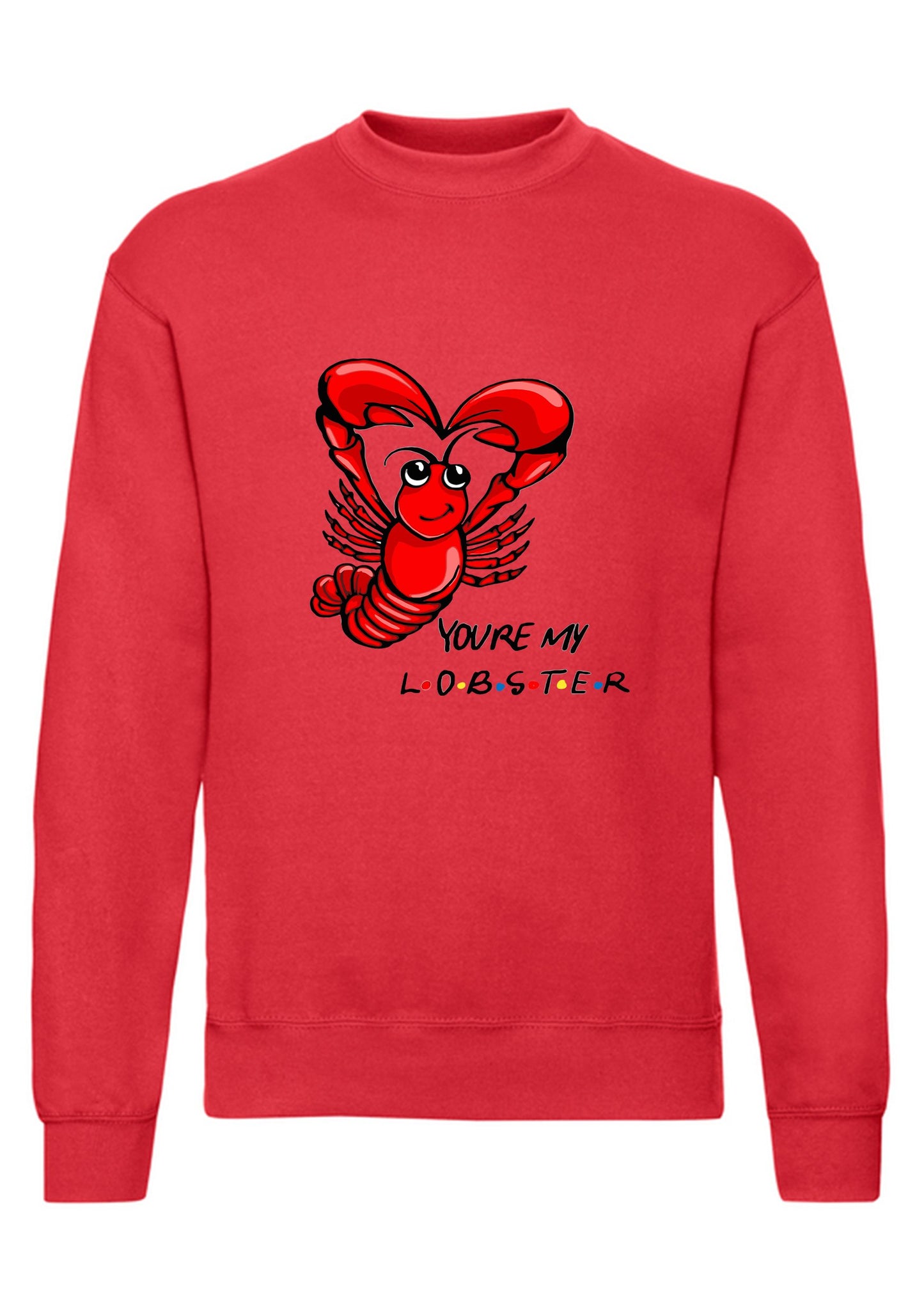 felpa girocollo unisex- lobster