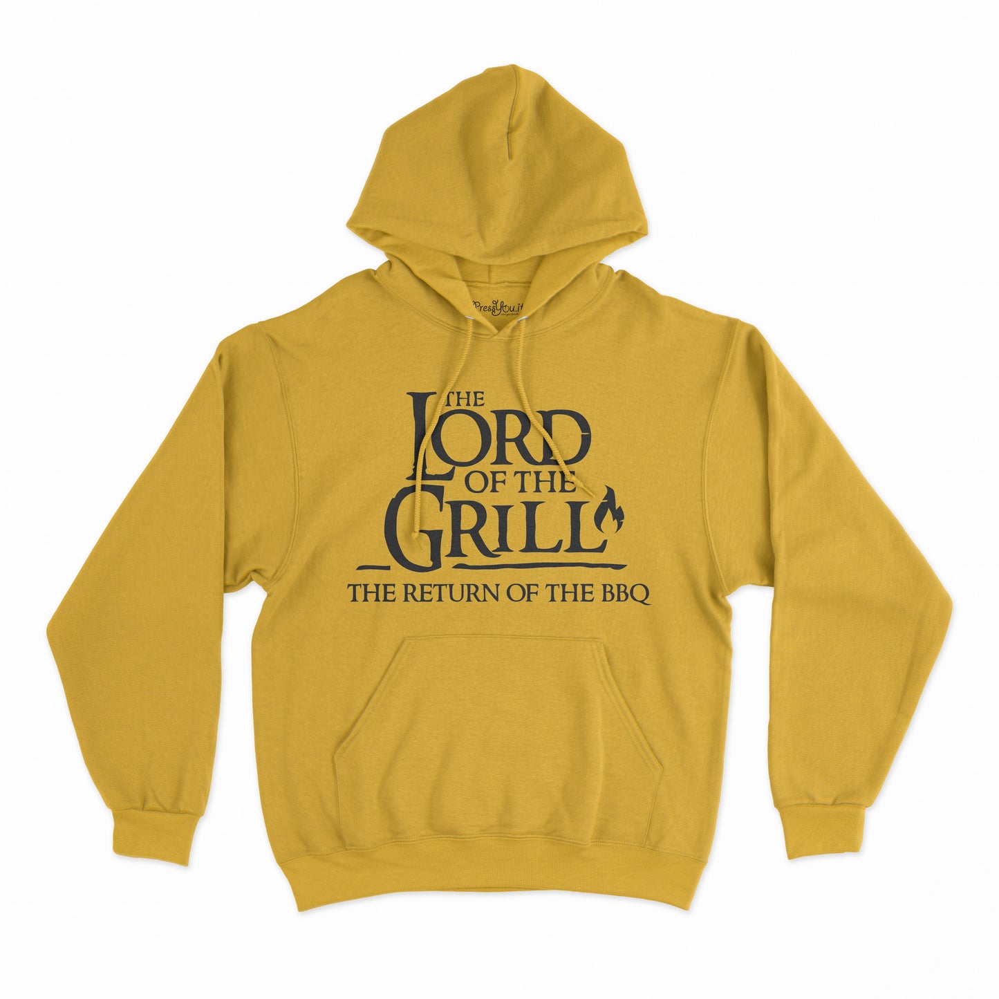 felpa con cappuccio unisex- the lord of the grill