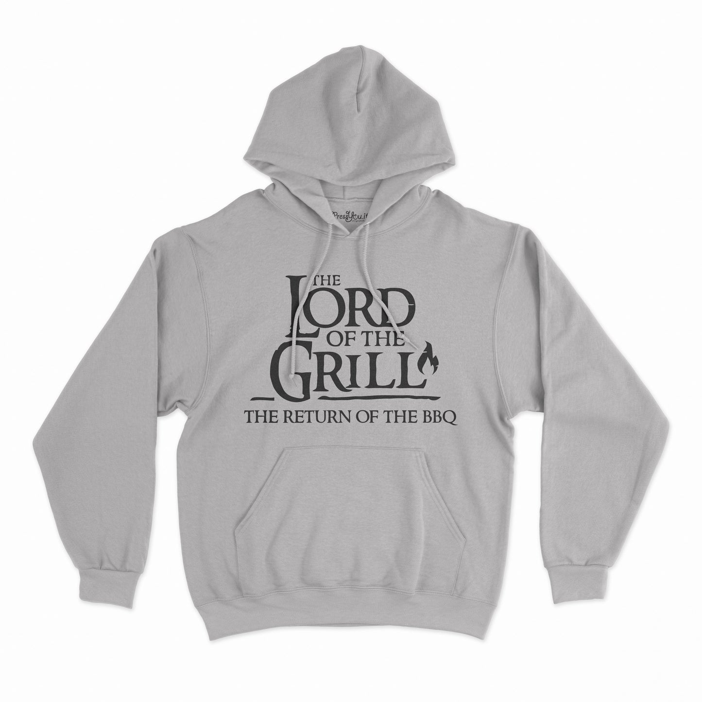 felpa con cappuccio unisex- the lord of the grill