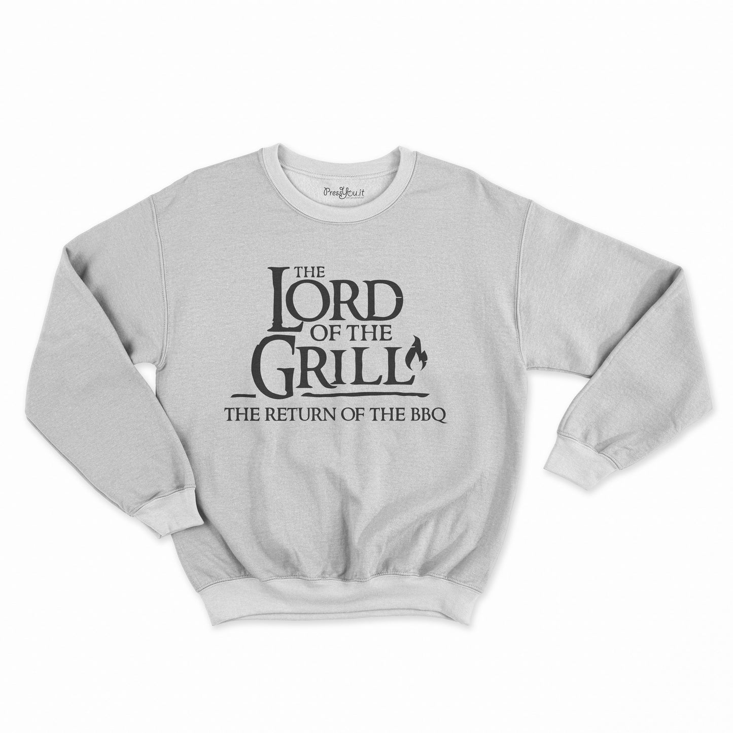 felpa girocollo unisex- the lord of the grill