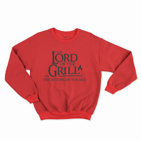 felpa girocollo unisex- the lord of the grill