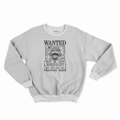 felpa girocollo unisex- ragazzo di gomma wanted