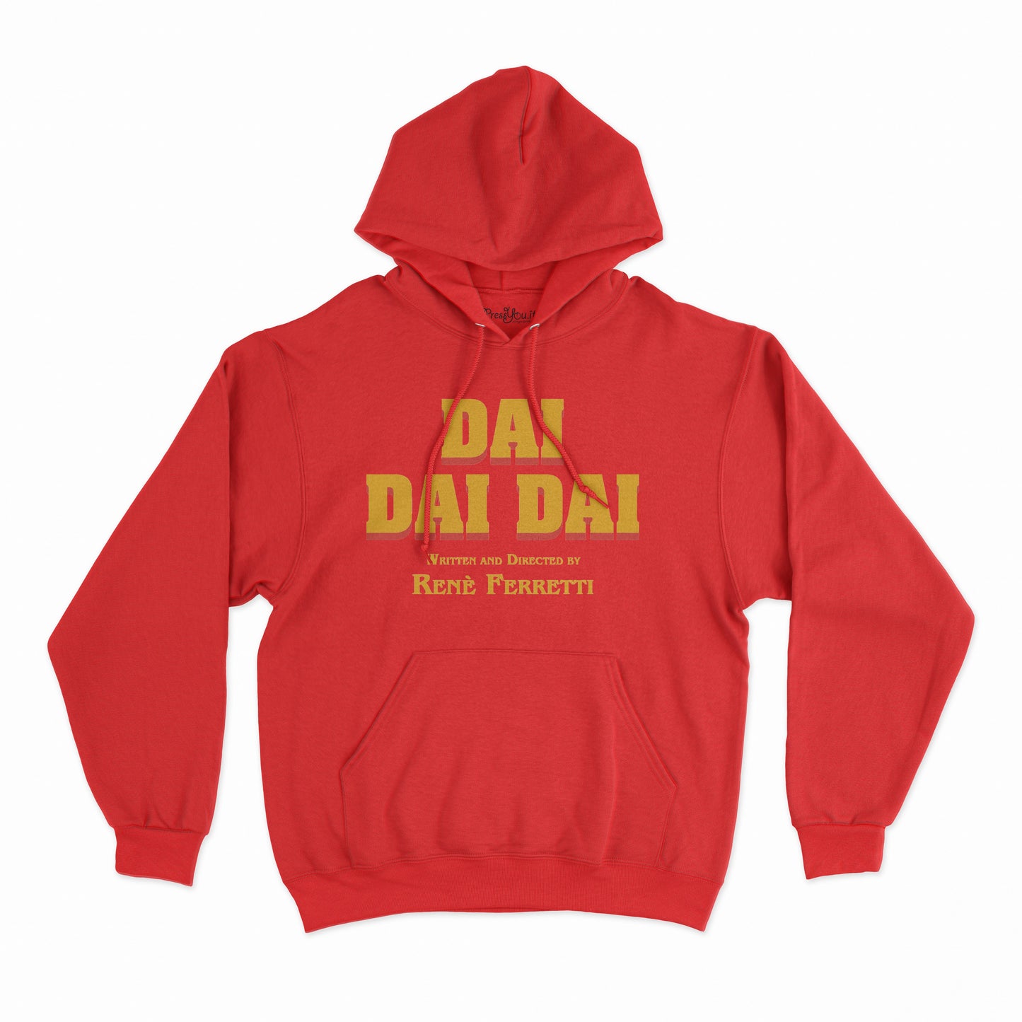 felpa con cappuccio unisex- dai dai dai