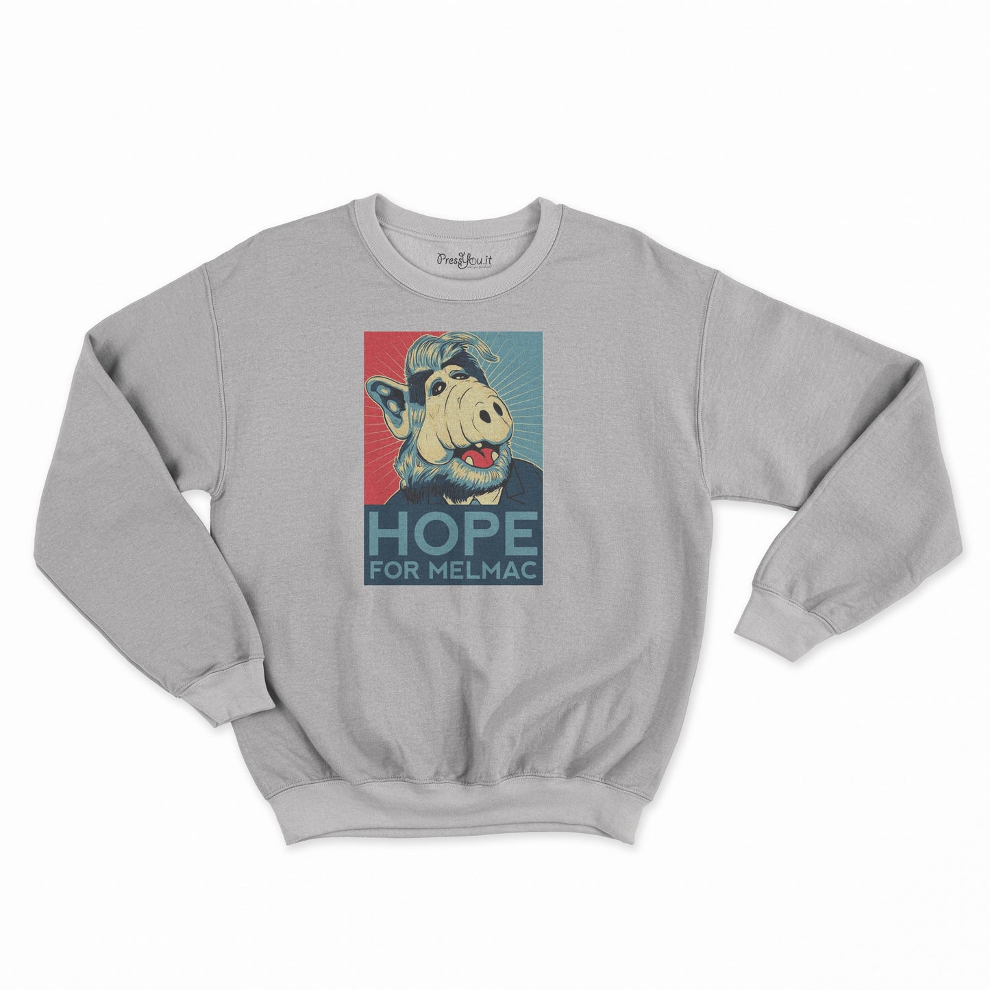 felpa girocollo unisex- hope for melmac