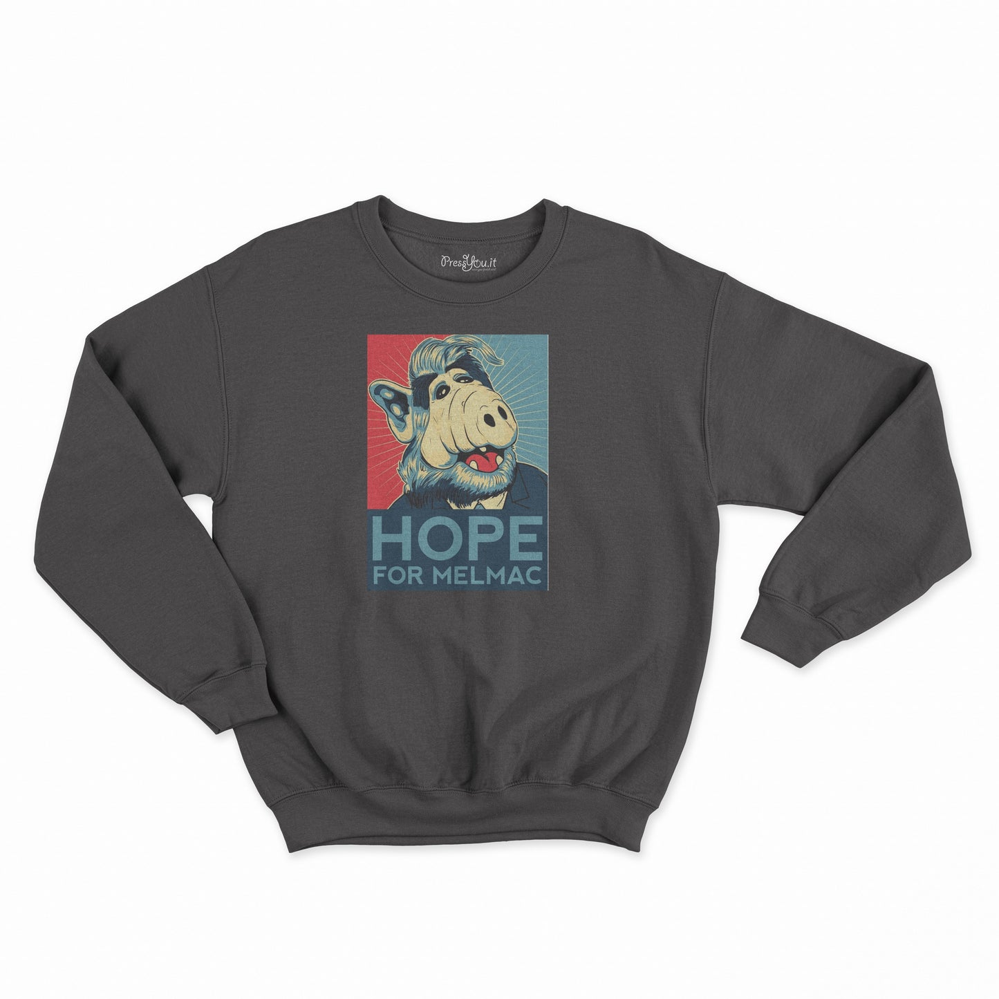 felpa girocollo unisex- hope for melmac