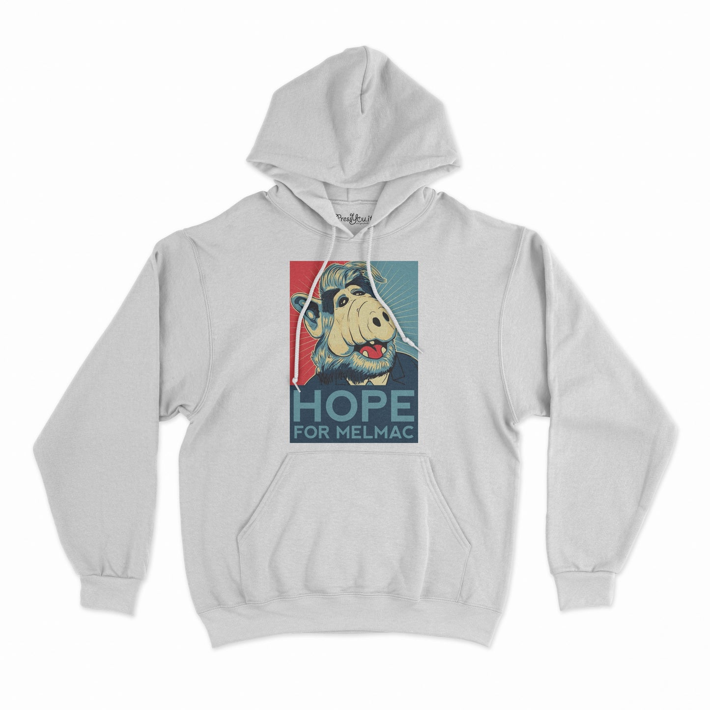 felpa con cappuccio unisex - hope for melmac