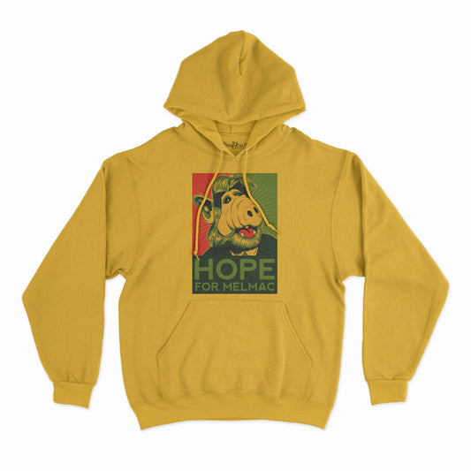 felpa con cappuccio unisex - hope for melmac