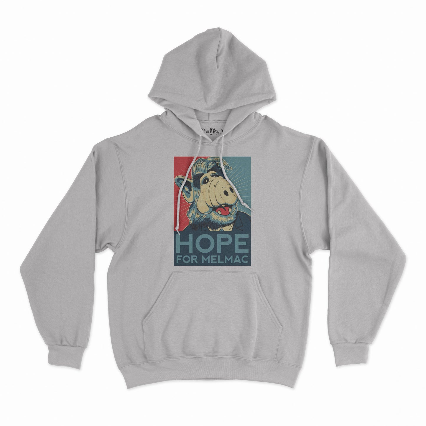 felpa con cappuccio unisex - hope for melmac