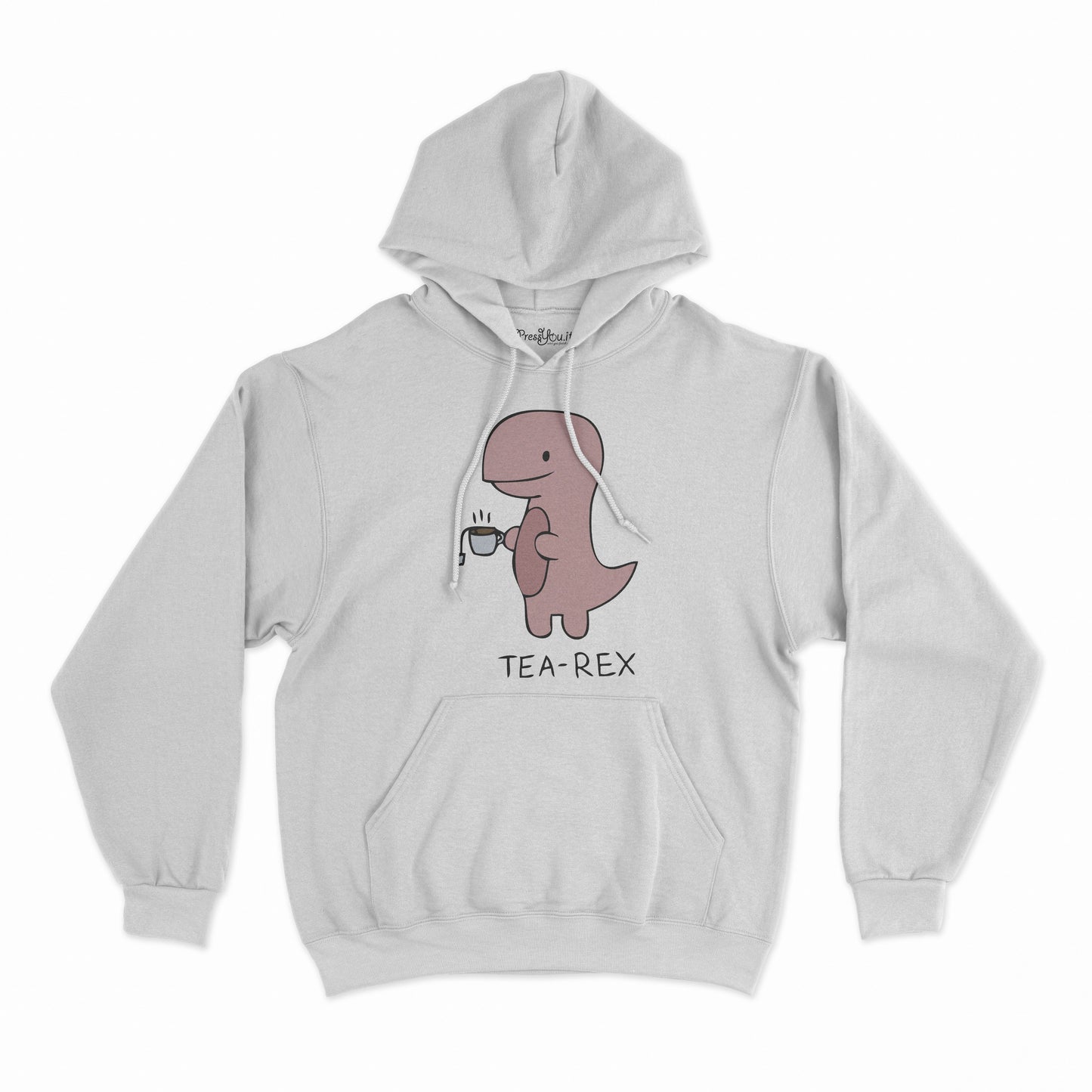 felpa con cappuccio unisex- tea rex